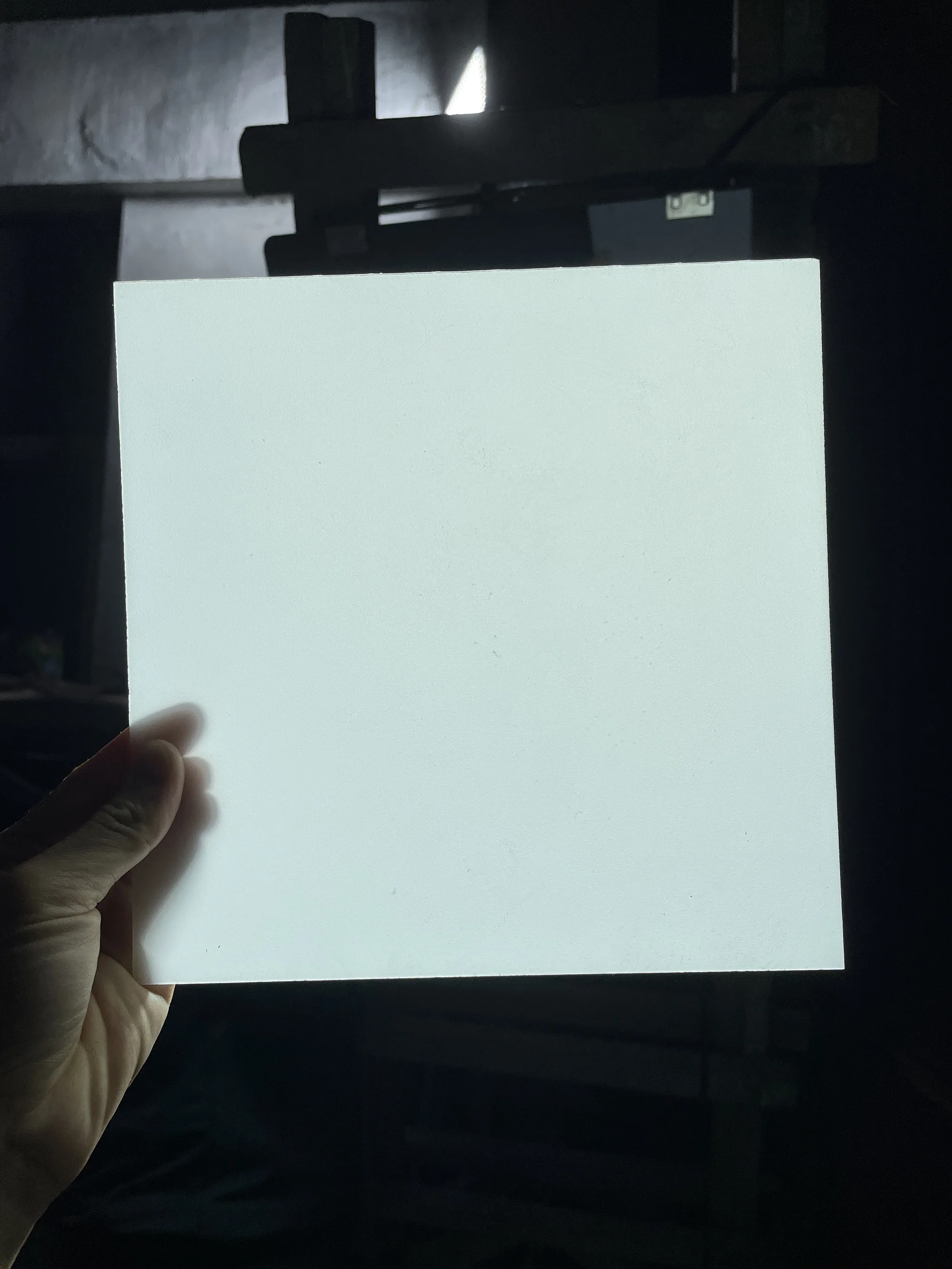 2MM 공급 업체 오팔 서리로 덥은 캐스트 밀키 양면 매트 PS 디퓨저 시트/패널/LED 조명 커버용 플레이트