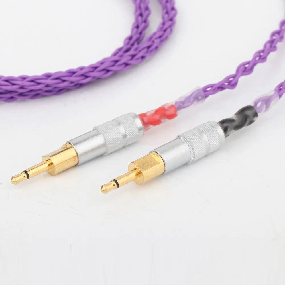 HiFi Compatible 2 5mm Balanced Right Angled Plug for HD700 Headphone Upgrade Cable OCC Wire Replacement Audio Upgrade Cable