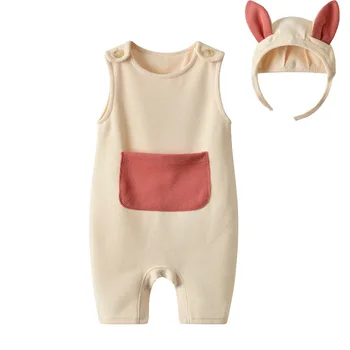

Baby Rompers Autumn Spring Newborn Bebes Clothes For Girl Boy Sleeveless Jumpsuits Outfits One Piece Children Overalls Playsuits