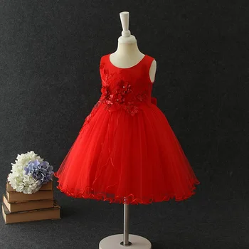 

1018Tutu Embroidery Princess Baby Girl Dress 2020 Spring Party Wedding Easter Day Kid Dress For Girl Wholesale Child Clothes