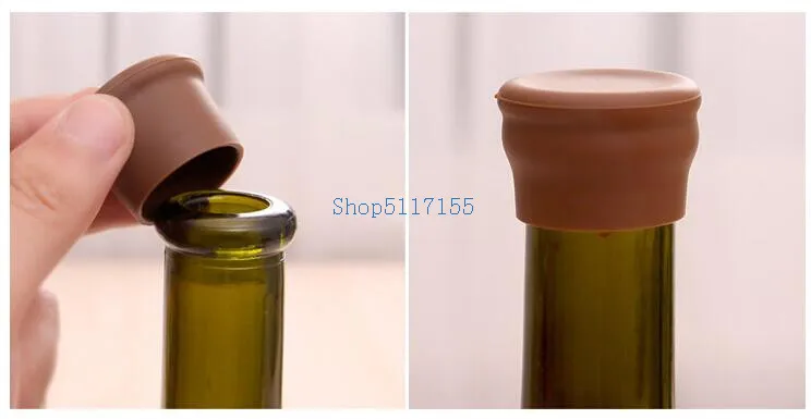 1000pcs Reusable Silicone Wine Beer Top Bottle Cap Stopper Drink Saver Sealer Beverage Home Kitchen Bar Tools