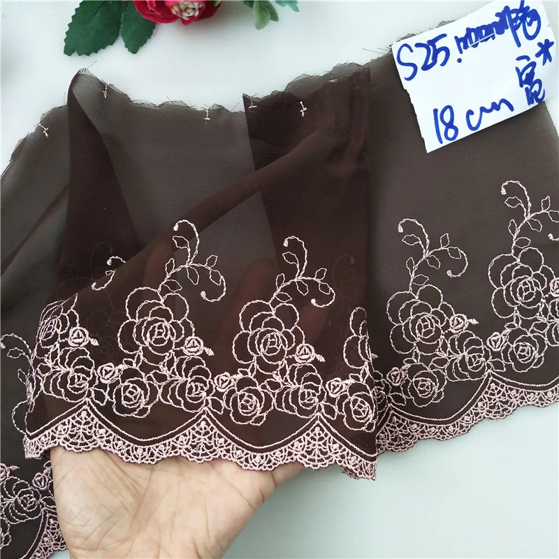 

4 м розового цвета Цветочная вышивка из кружевной ткани Кофе Накладка для бюстгальтер нижнее белье куклы платье лента для волос с бантом «сделай сам»; Высота каблука 18 см