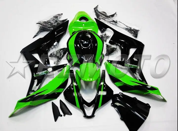 

Top Injection New ABS Motorcycle Full Fairing Kit 100% Fit For Honda CBR600RR 07 08 F5 2007 2008 Fairings custom green black