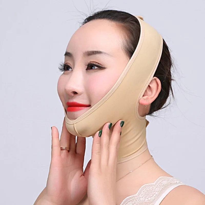 

Breathable Face-thinning Mask V Face Lifting Firming Double Chin Brace Facial Bandage Lift Device Beauty