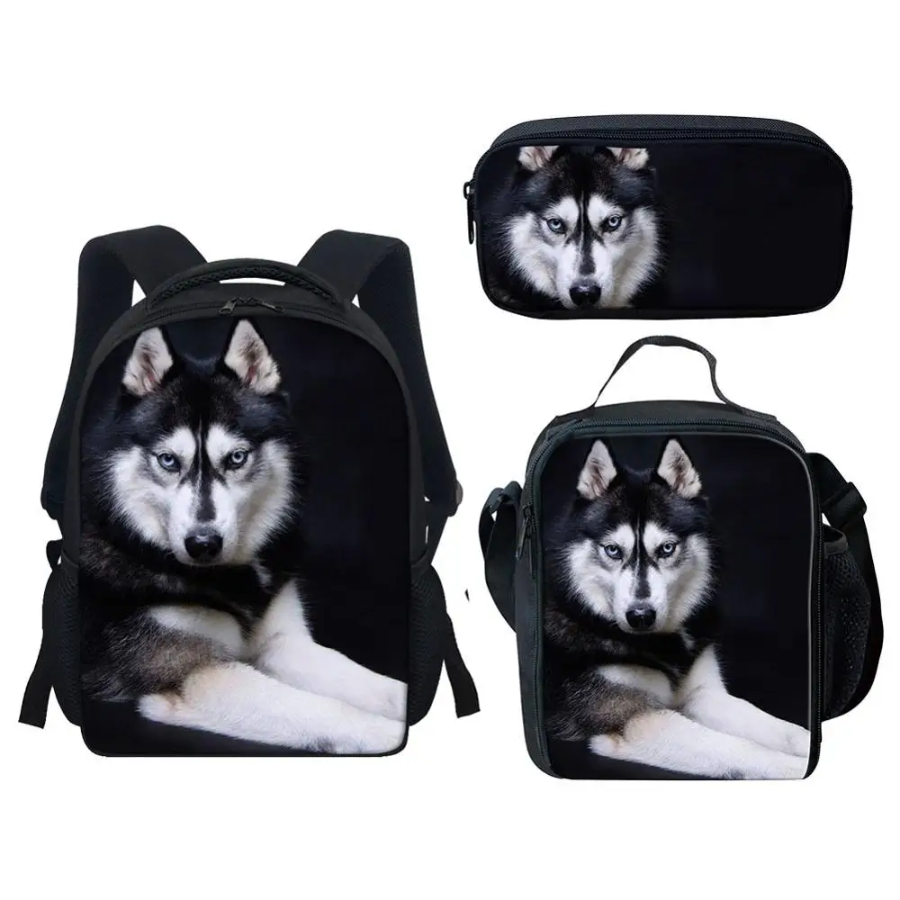 Детский рюкзак с 3D принтом школьные ранцы для мальчиков и девочек черные детские