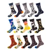 5 Pairs Lot Men Fashion Printing Harajuku Cotton Sports Running Crew Socks Women Cool Funny Hiphop Casual Pastel Pack Long Socks ► Photo 1/6