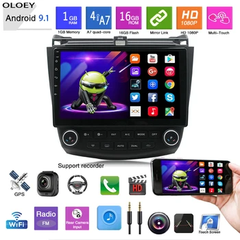 

Android 9.1 Car Radio 2G+32G Multimedia Player Head Unit Suitable For Accord7 2004-2007 GPS Navigation Autoradio 2 Din Wifi