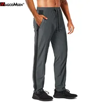MAGCOMSEN Summer Joggers Mens Lightweight Quick Dry Sports Pants Gym Bodybuilding Running Track Trousers Exercise Workout Pants
