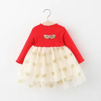 

Girls Dress Wings Brooch Spring 2020 Children's Clothing Wholesale