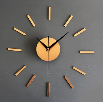 

Decorative Large Diy Metal Wall Clock Nordic Bedroom Modern Design Wall Clocks Decorative Wall Watches Home Decor 2020 II50BGZ