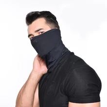 Маска велосипедиста страйкбол маска ветрозащитный прохладный шелк велоспорт лицо Многофункциональная Защита лица волшебный шарф головной убор термо