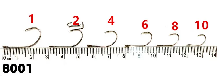 Black Nickel Fishing Hook Worm WACKY RIG Lure Soft Bait Fishhook 8 Pieces  Bag Hooks Drop-shot Rig