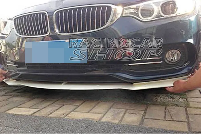 Real Carbon Fiber Front Lip Spoiler For Bmw F32 Normal Bumper 2014UP 428i 435i