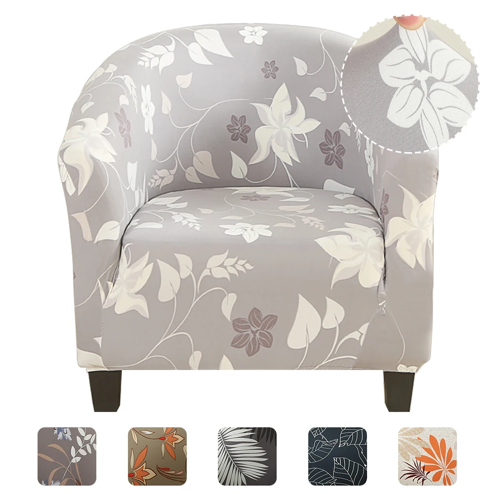 

Polyester Elastic Stretch Tub Sofa Armchair Seat Cover Chair Protector Dust-proof Furniture Slipcover Home Hotel Chair Decor 1pc