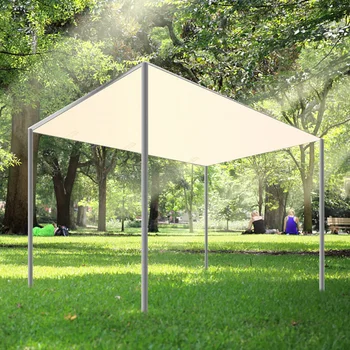 

UV Block Decking Waterproof Awning Easy Install Pergola Lawn Polyester Sun Shade Sail Outdoor Patio Backyard Sunscreen Canopy