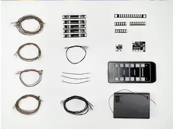 

Led Batman 76139 Movie Batman 1989 Batmobile Figure Model Set Compatible with Building Block Toys Gift Children