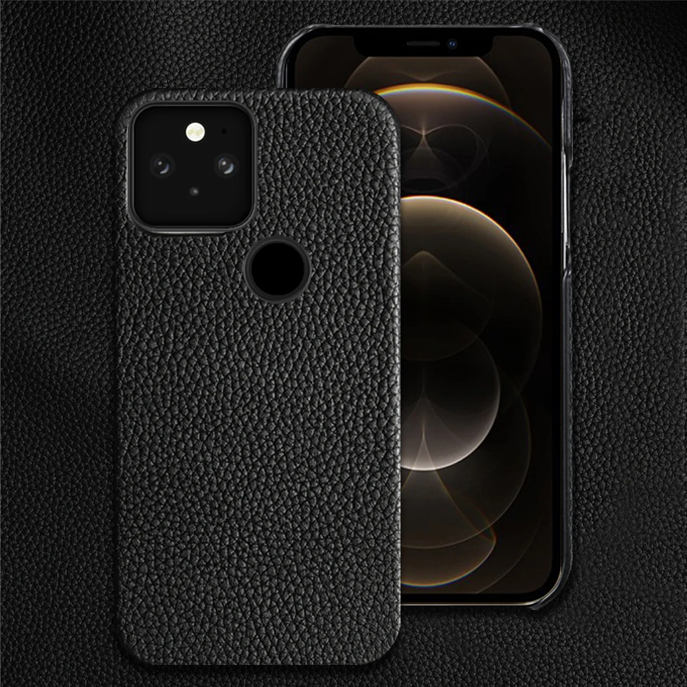 Чехол из натуральной кожи для Google Pixel 5 6 4 4a | Мобильные телефоны и аксессуары
