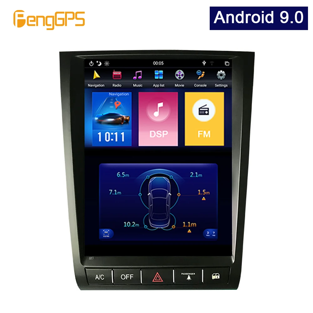 4+64G Android 9.0 Vertical Screen GPS Navigation for Lexus GS GS300 GS460 GS450 GS350 Car Stereo Player 1920*1080 4K Headunit | Автомобили