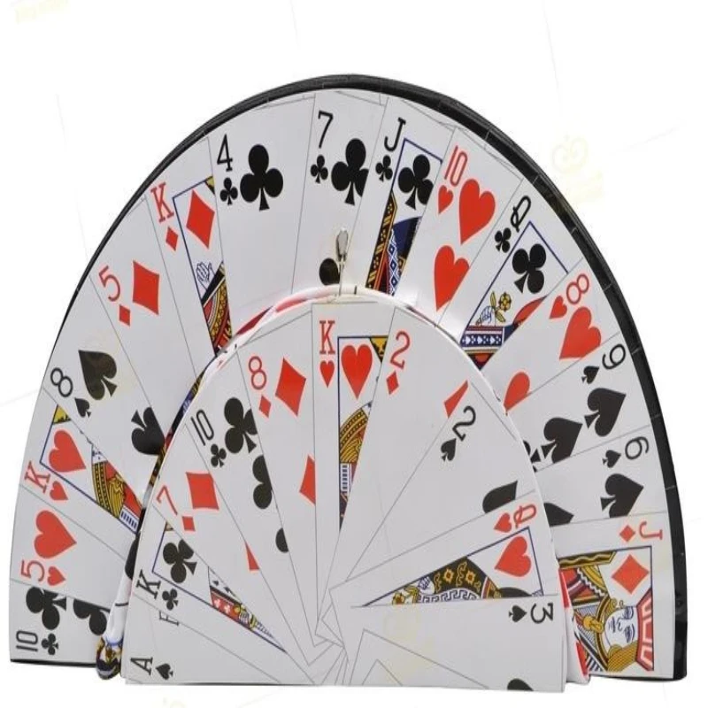 Карта вентилятор к верхней шляпе Высокое качество Волшебная Шляпа покер Кепка сценическая комедия магический реквизит фокусы трюки магические игрушки