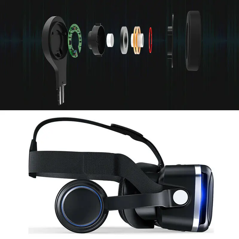 FULL-VR Очки виртуальной реальности с регулировкой зрения 3D VR очки гарнитура коробка для смартфонов Android 4,7-6,0 дюймов
