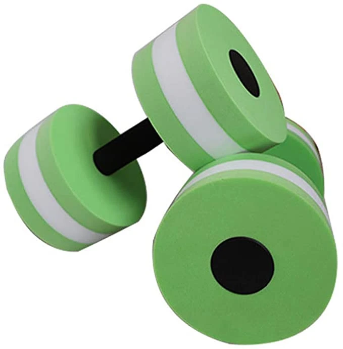 2Pcs Aquatic Dumbells EVA Water Exercise Barbells Pool Workout Home Fitness Gym