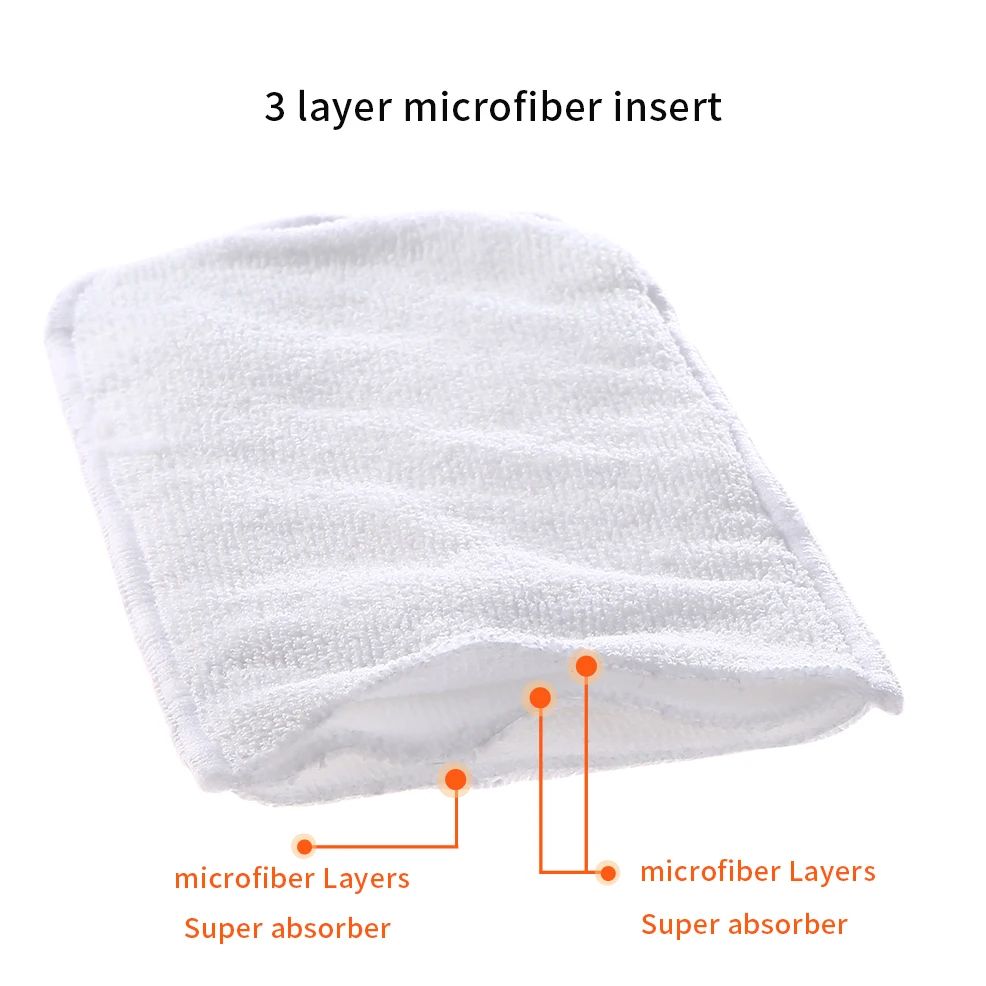 [simfamily] 4pcs/set Reusable Washable Cloth Diaper Cover Ecological Adjustable Eco-friendly Nappy Fit 3-15kg baby images - 6