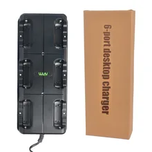 Шестиполосное зарядное устройство 110-240 В для walkei talkie WLN KD-C1 KD-C1 Plus KD-C2 Портативное двухстороннее радио