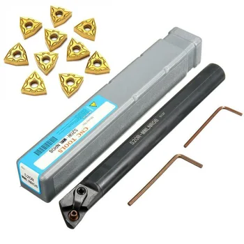 

13* S20R-MWLNR08 20mm Lathe Turning Tool Holder+WNMG0804 Carbide Insert Supplies