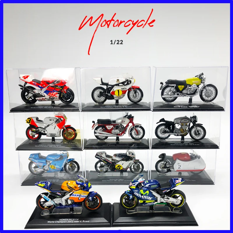 1:22 Миниатюрная модель из сплава маленький двухтактный мотоцикл GP Nsr500cc литье под