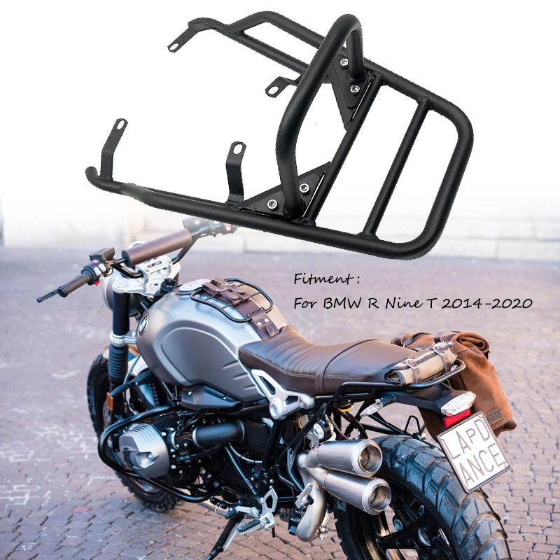 For BMW R Nine T RNineT Pure Racer Scrambler 2014-2020 Motorcycle Rear Seat Luggage Carrier Rack Fender Saddlebag Cargo Shelf