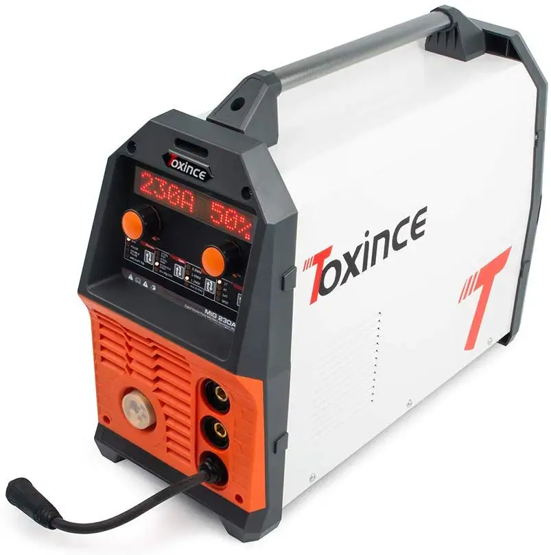 Toxince MIG230AL Digital Double Pulse Aluminum Welder MIG//Pulse/Double Pulse/ARC/Lift TIG Welding Machine (MIG230AL)