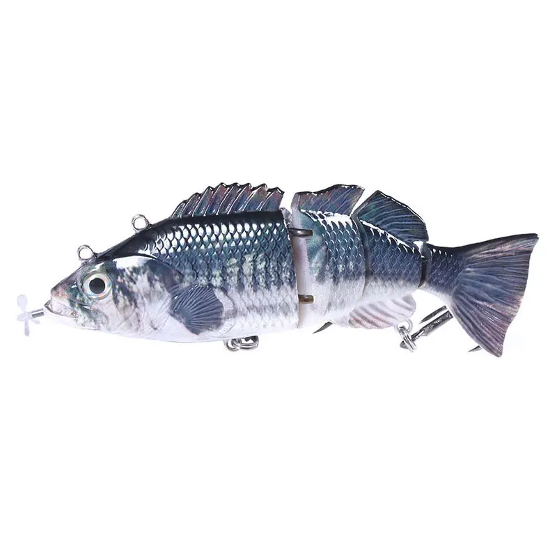 53g para a Pesca Venda Quente Robótico Natação Isca Multi-seção Elétrica Dura Usb Recarregável 14cm N66 22 Cheap Iscas artificiais