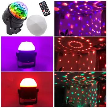 

Party Light LED Stage Laser Light Rotating Starry Night Light Mini USB RGB Disco Ball Magic Effect Light for Christmas KTV Bar