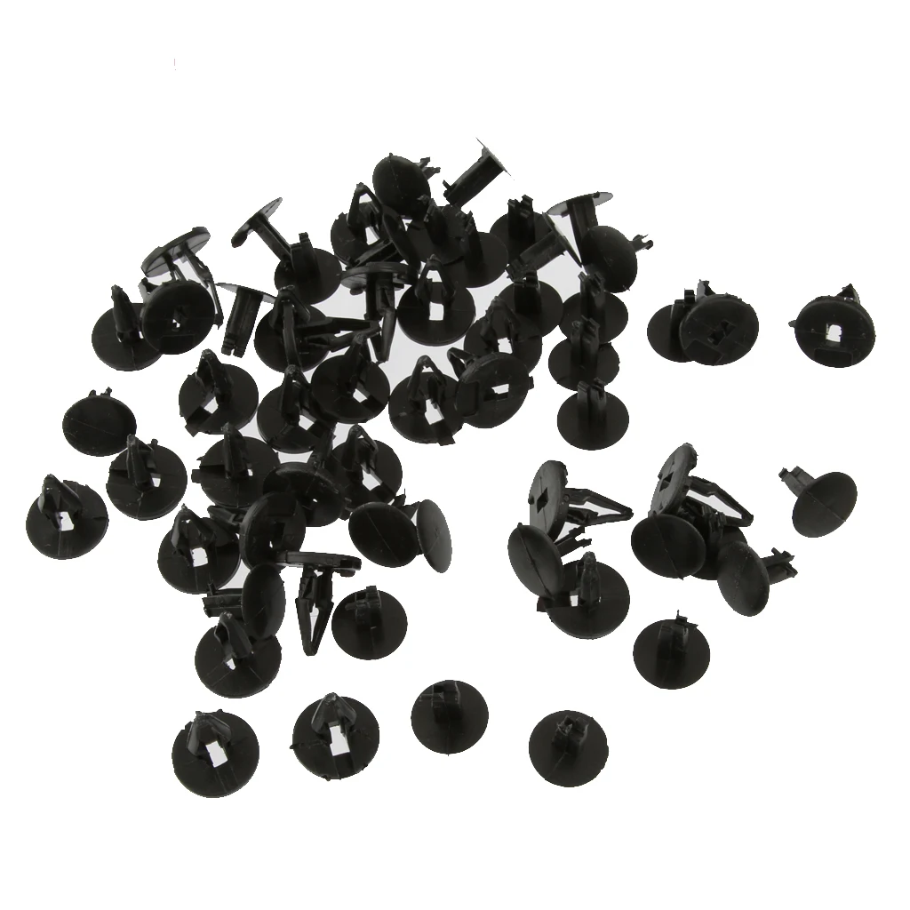 30pcs Auto Fastener Car  Bumper Clips Retainer Fastener Rivet Door Panel Fender Liner Universal Fit for Car Interior Accessory 