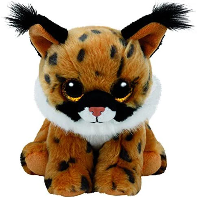 Ty Beanie Babies Ларри Рысь кошка плюшевые игрушки животные мягкая кукла подарок 15 см |