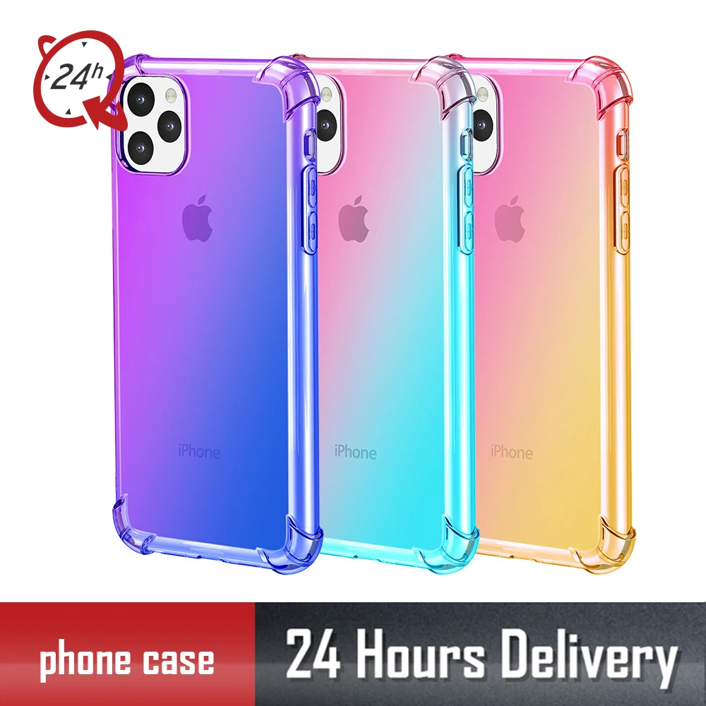 2020 High Quality Simple Matte Bumper Phone Case For iPhone 11 8plus 11pro X XS XR max Shockproof Soft TPU Silicone Clear Cover | Мобильные