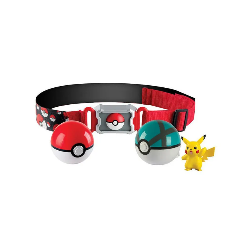 Takara Tomy Pokemon Toys: Pokeball with Belt | Action Figure Model Toys | Elf Ball with Retractable Belt | Children Kids Gifts image 3
