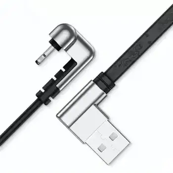 

U-shaped Bending Lightning Data line Eat Chicken Game Fast Charging Data Cable For Apple Samsung HTC Type-c Android Huawei