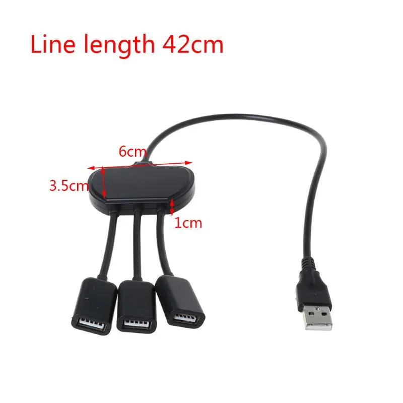 3 в 1 Многофункциональный микро-usb хост-хаб кабель мужчина к женскому USB 2,0 OTG адаптер для samsung huawei Macbook iPad Smart Cellphon