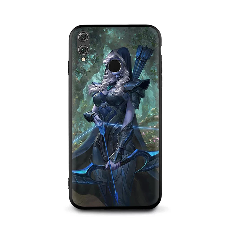 B9 EWAU dota 2 logo Silicone phone case for Huawei Honor 6A 7A Pro 7C 7X 8X 8 9 Note 10 Lite view 20 9X Pro - Цвет: B9