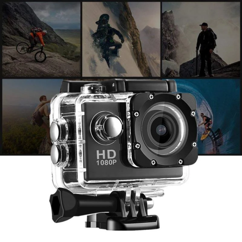 Minicámara Gopro HD 1080P 32GB para deportes al libre, cámara 4 K resistente al agua, 12MP, SJ4000| | - AliExpress
