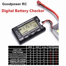 RC CellMeter 7 цифровой Батарея Ёмкость проверки LiPo LiFe литий ионный