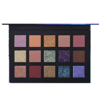 

15-color Eyeshadow Palette Eye Cosmetics Makeup Tray Beauty Glazed Makeup Eyeshadow Pallete Shimmer Pigmented Eye Shadow Palette