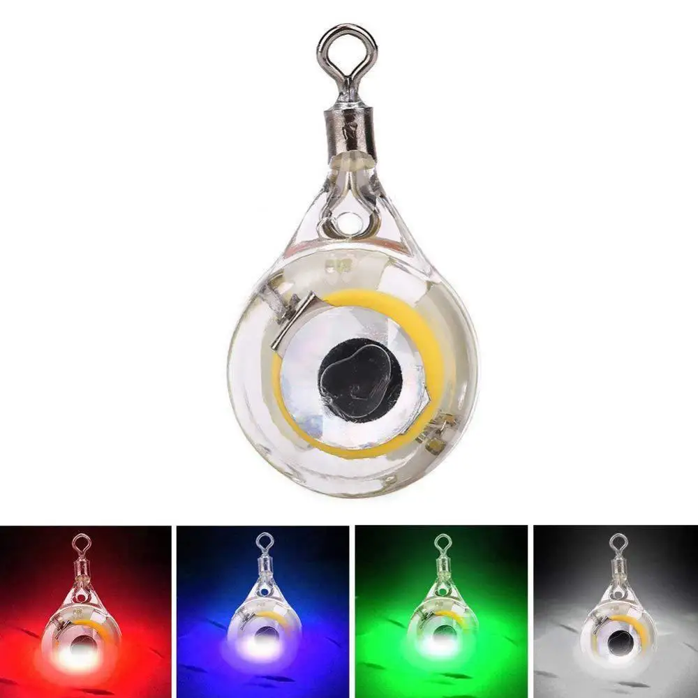 Mini LED Flashing Underwater Squid Bait Lures Fish Attraction Outdoor Lamp Light Attracting Fishing Accessories | Спорт и