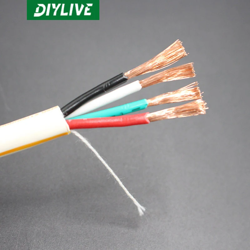 DIYLIVE 5 м Hi-Fi Монстр S14-4R-CL четырех ядерный из меди без примеси кислорода основные
