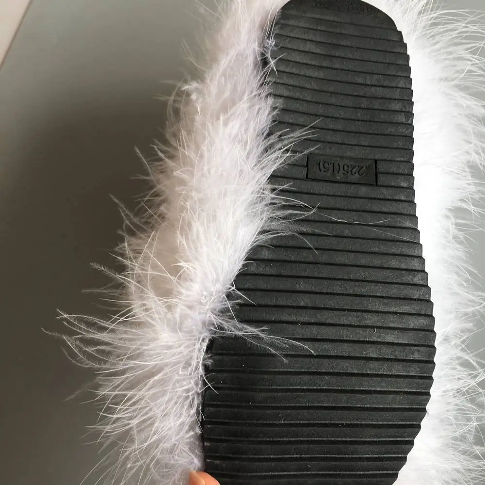 Orcha lisa/женские зимние ботинки из натуральной кожи; теплые уличные ботинки на плоской подошве с мехом страуса; bottes femme