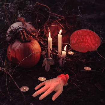 

7pcs Halloween Lifelike Broken Hand Prop Practical Delicate House Tricky Toy Home Adornment Festival Decor for Home House Outdoo