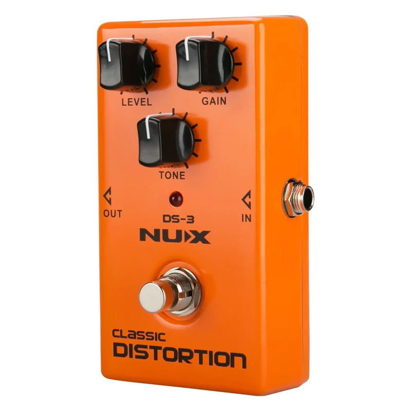 NUX DS-3 педаль искажений аналоговая гитара трубки искажения эффектов Педаль искажение звука коричневый звук