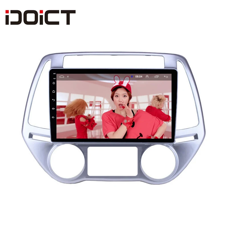Автомобильный DVD-плеер IDOICT Android 9 1 GPS-навигация мультимедийный плеер для Hyundai I20
