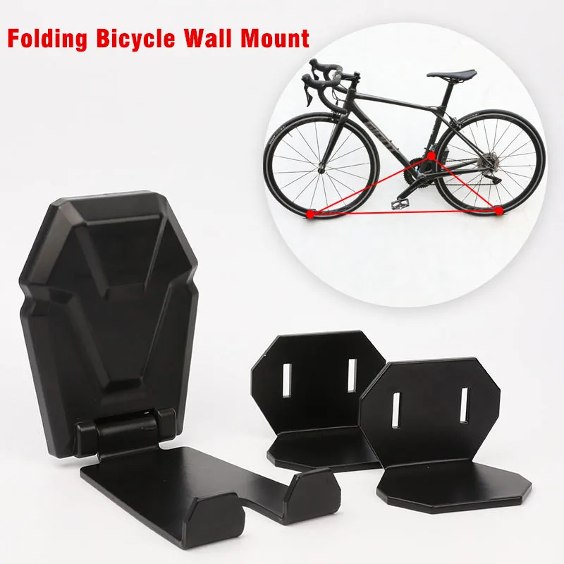 2021 New Folding Bike Wall Hook Holder Stand Bicycle Pedal Padlock